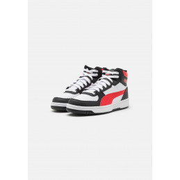 ZAPATILLA PUMA REBOUND JOY WHITE-RED-BLACK