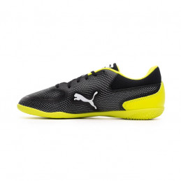 ZAPATILLA PUMA TRUCO III Jr BLACK-WHITE-ELECRIC LIME PARA NIÑO