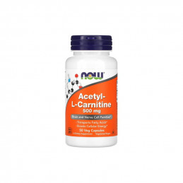 ACETYL L-CARNITINE, 500MG- 50 CAPS  NOW