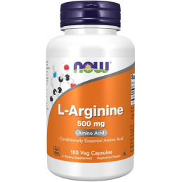 L Arginine 500mg/100 capasulas  NOW