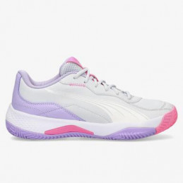 Nova Smash Wn´s silvermist-white-vividviolet de Padel Zapatillas Puma