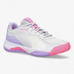 Nova Smash Wn´s silvermist-white-vividviolet de Padel Zapatillas Puma