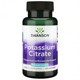 POTASSIUM CITRATE 99MG  120 CAPSULAS  SWANSON