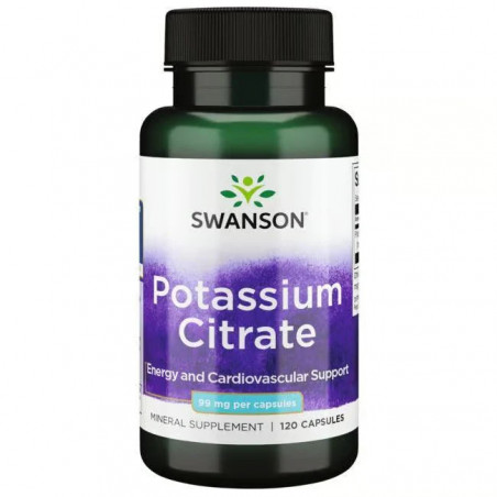 POTASSIUM CITRATE 99MG  120 CAPSULAS  SWANSON