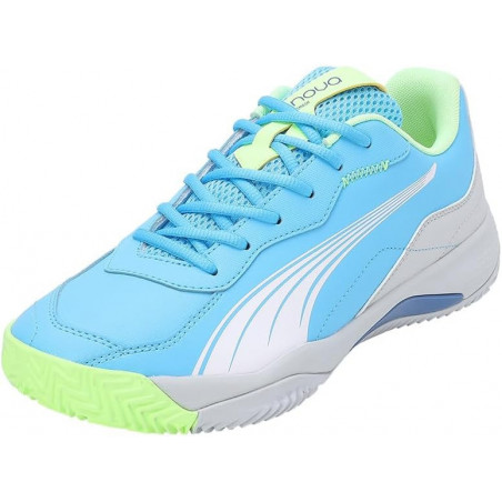 Zapatillas Puma Nova Smash luminous blue-pumawhite-gray de Padel