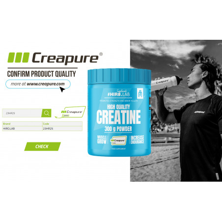 Creatine 300G POWDER CREAPURE Hiro.Lab