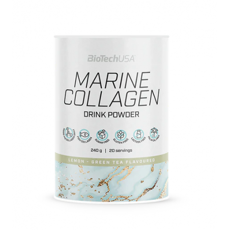 Marine Collagen  240 g té verde-limón Bio tech