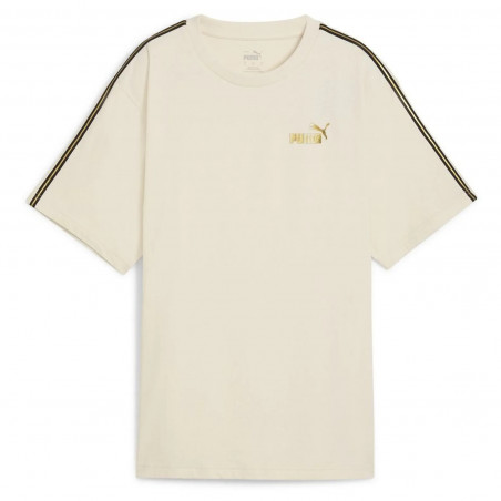 ESS TAPE MINIMAL GOLD Tee alpine snow