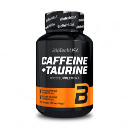 Caffeine and Taurine 60caps Biotech