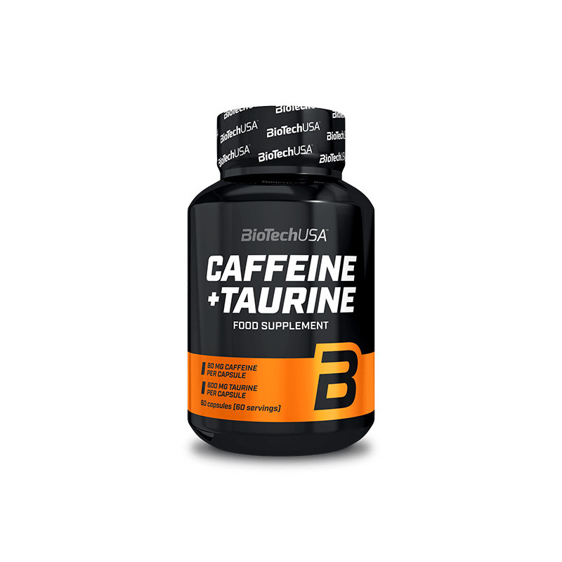 Caffeine and Taurine 60caps Biotech