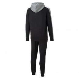 ESS+ Colorblock Tracksuit puma black