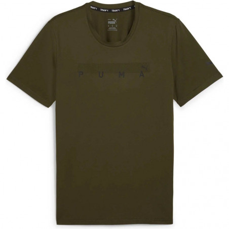 Puma Fit Cloudspun Tee dark olive