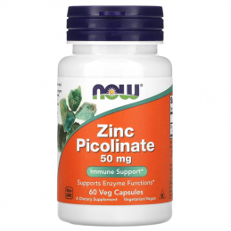 ZINC PICOLINATE 50MG 60 VCAP. NOW