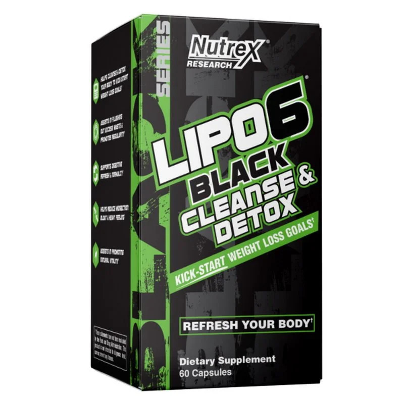 LIPO 6 BLACK CLEANSE Y DETOX 60 CAPSULAS