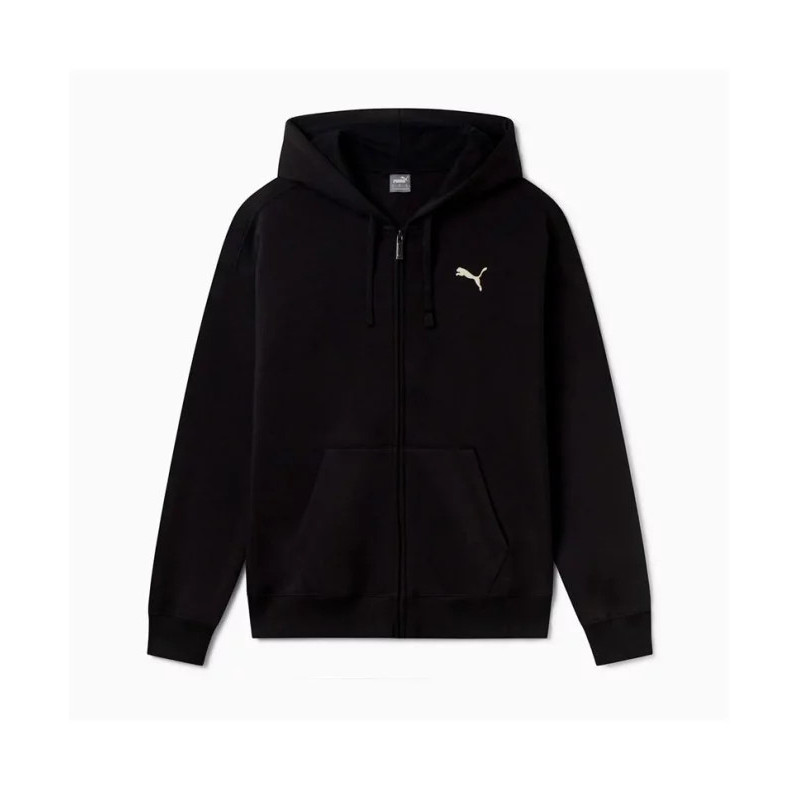 PUMA SCRIPT Hoodie FZ FL puma black