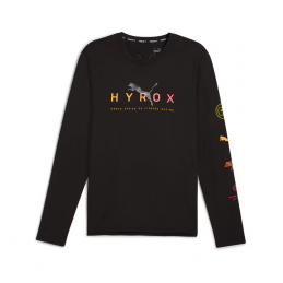 HYROX x PUMA Run LS Tee puma black