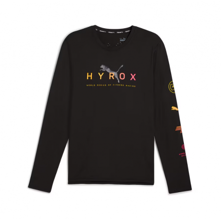 HYROX x PUMA Run LS Tee puma black