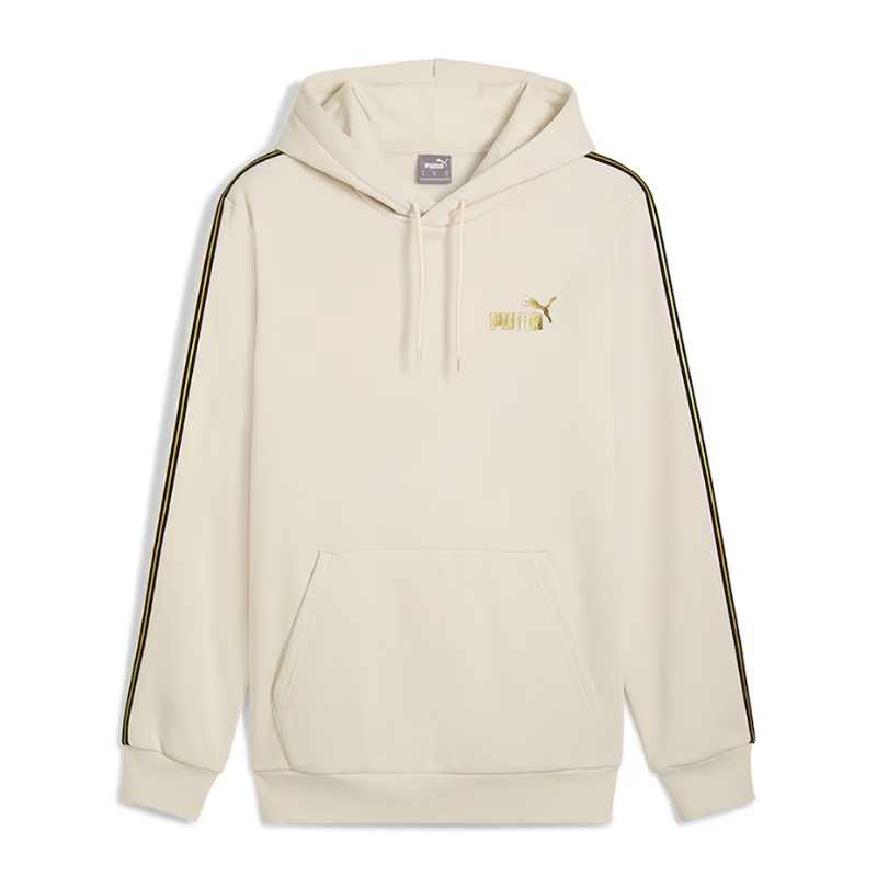 ESS TAPE MINIMAL GOLD Hoodie alpine snow