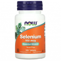 SELENIUM, 100MCG - 100 TABLETS NOW