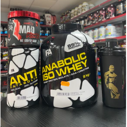 PACK Proteina Anabolic ISO WHEY 2kg + Anticatabolic 375gr + Mad Kong 300gr + Shaker