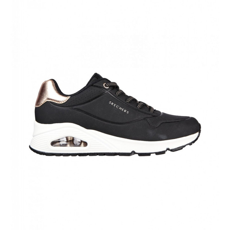 UNO- GOLDEN AIR BLACK SKECHERS