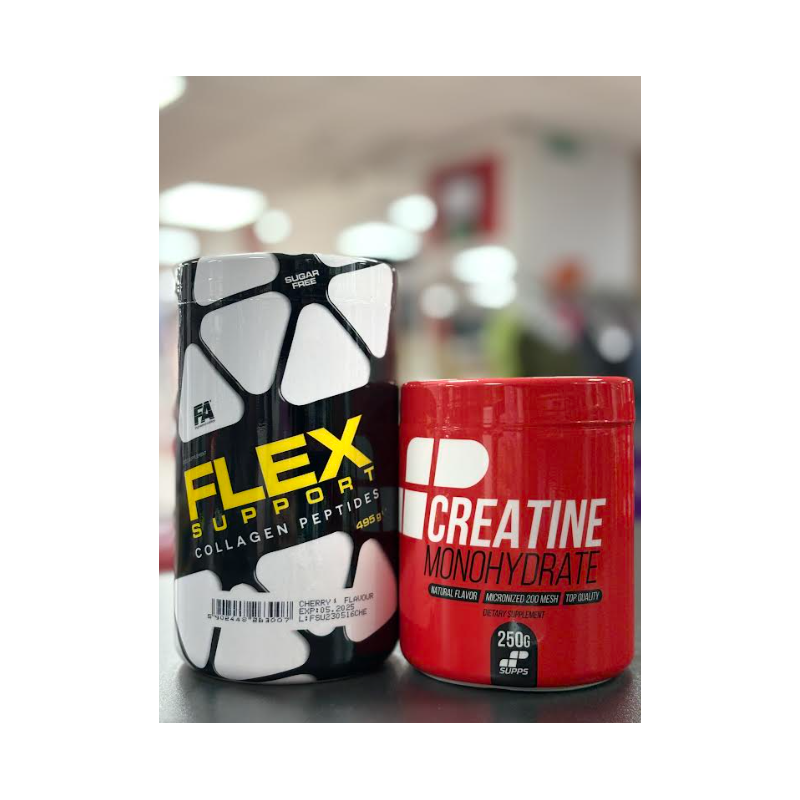 PACK FLEX COLLAGEN 495GR + CREATINE MONOHYDRATE 250GR