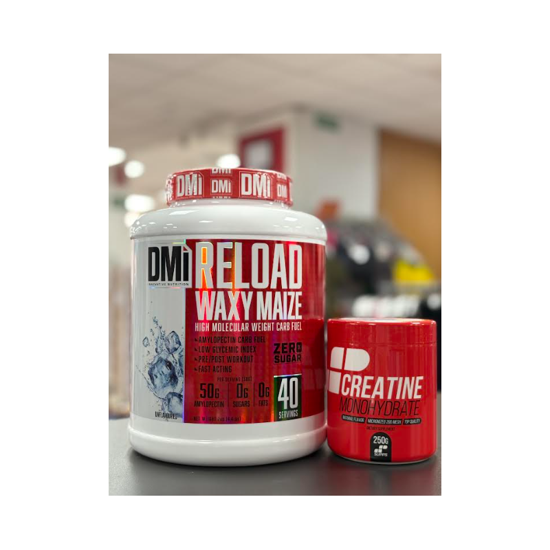 PACK RELOAD WAXY MAIZE 2KG + CREATINE MONOHYDRATE 250GR