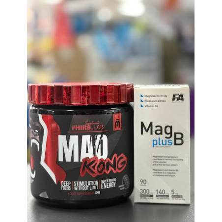 PACK PREENTRENO MAD KONG 300GR + MAGNESIUM & POTASSIUM