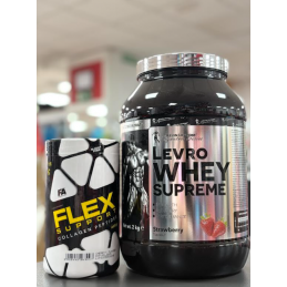 PACK LEVRO WHEY SUPREME 2KG + FLEX COLLAGEN 495GR