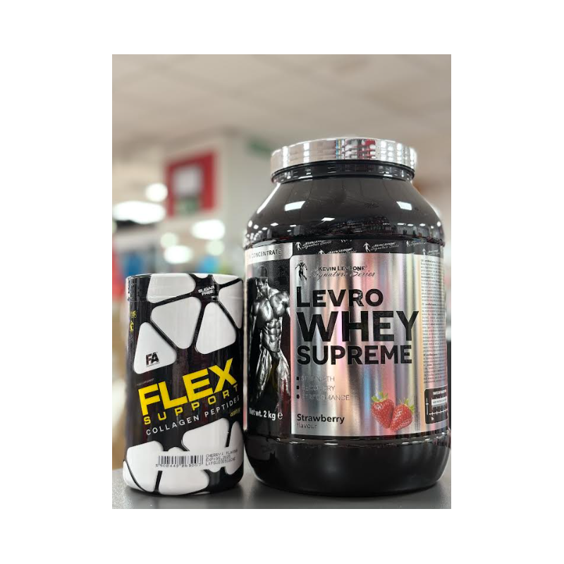 PACK LEVRO WHEY SUPREME 2KG + FLEX COLLAGEN 495GR