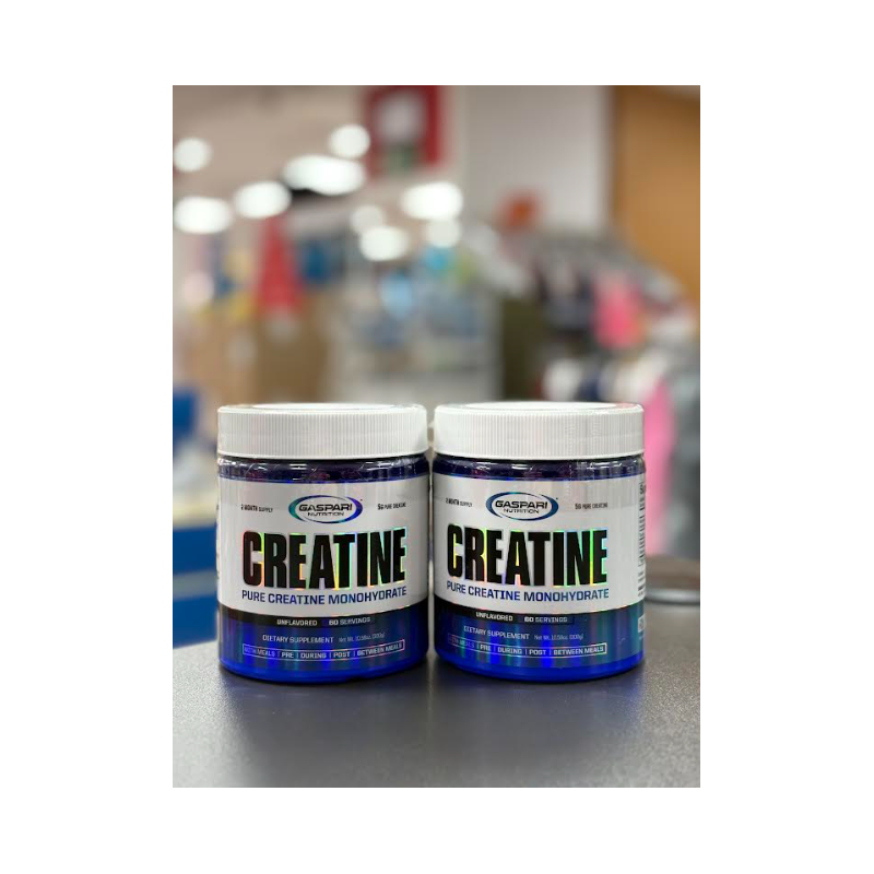 PACK CREATINE MONOHYDRATE 300GR GASPARI (2 UNIDADES)