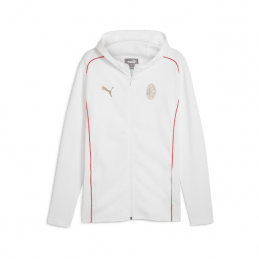 ACM Casuals Hooded Jacket Puma White- For All Time Red