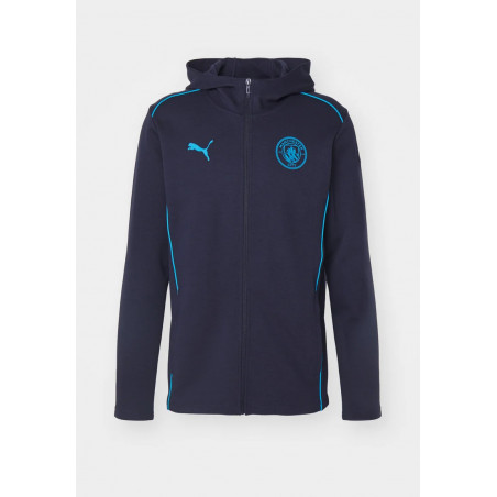 MCFC Casuals Hooded Jkt New Navy- Magic Blue