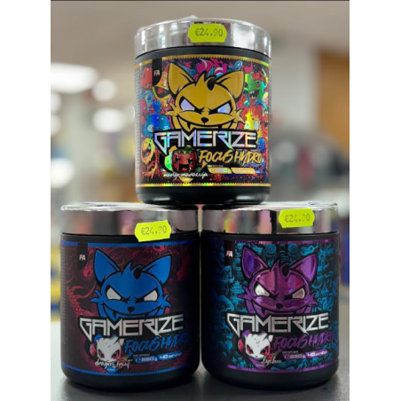 PACK PREENTRENO GAMERIZE 280GR SIN CAFEÍNA 3X2 (PAGAS 2 Y TE LLEVAS 3)