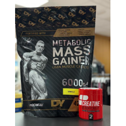 PACK PROTEINA METABOLIC MASS GAINER 6KG + CREATINE MONOHYDRATE 250GR (REGALO)