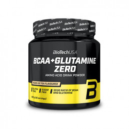 BCAA+GLUTAMINE ZERO 480G  BIOTECHUSA