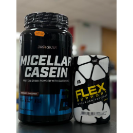 PACK MICELLAR CASEIN 908GR + FLEX COLLAGEN 495GR (REGALO)