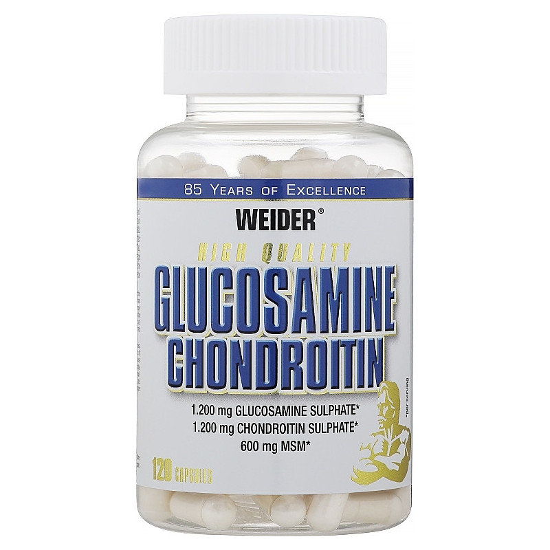 GLUCOSAMINE CHONDROITIN 120 CAPSULAS WEIDER