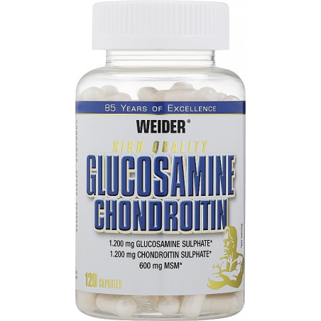 GLUCOSAMINE CHONDROITIN 120 CAPSULAS WEIDER