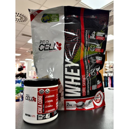PACK WHEY CORE 2 KG + CREATINA 300 GR (REGALO)