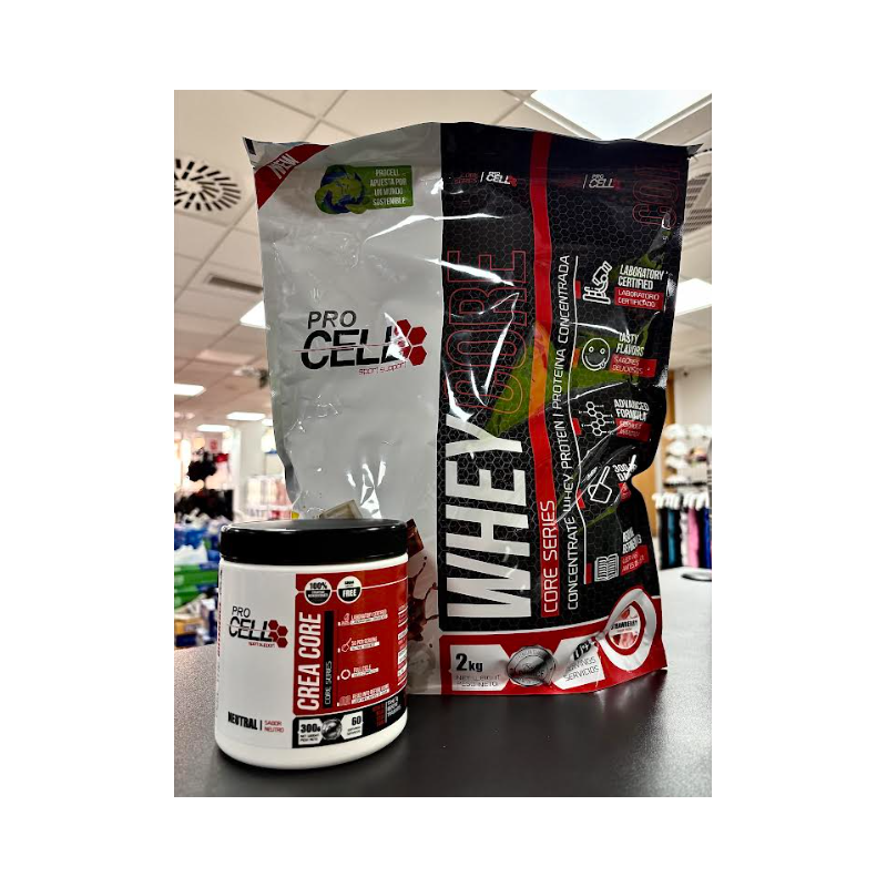 PACK WHEY CORE 2 KG + CREATINA 300 GR (REGALO) PACK WHEY CORE 2 KG + CREATINA 300 GR (REGALO)