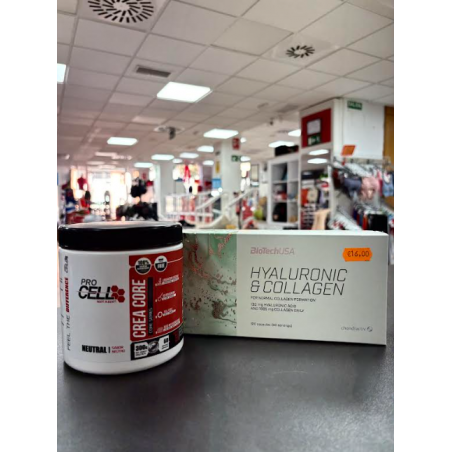PACK HYALURONIC & COLLAGEN 120 CÁPSULAS + CREATINA 300 GR (REGALO)