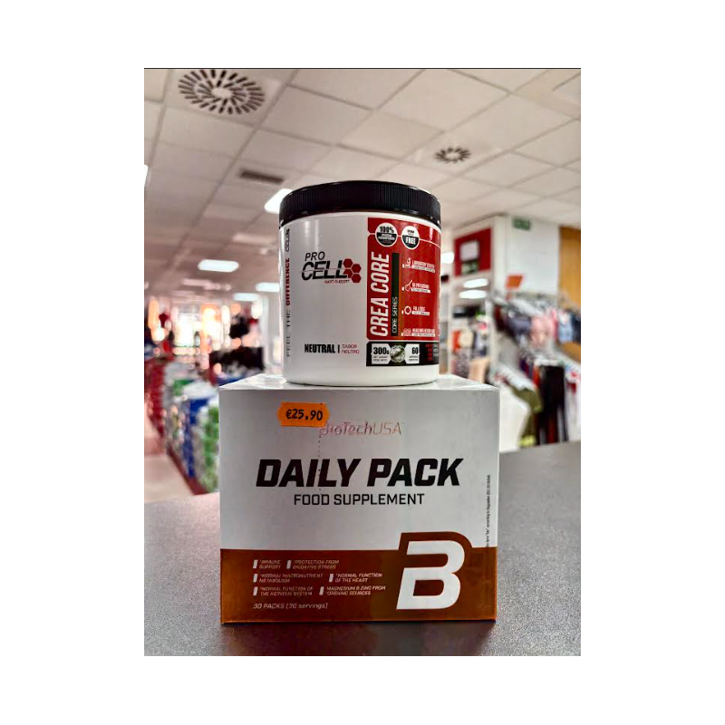 DAILY PACK 30 SERVICIOS + CREATINA 300 GR (REGALO)