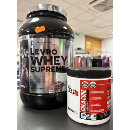 PACK PROTEINA LEVRO WHEY SUPREME 2KG + CREATINA MONOHYDRATE 300 GR (REGALO)