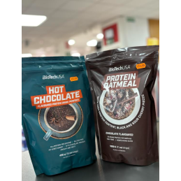 PACK PROTEIN OATMEAL 1KG + HOT CHOCOLATE 450GR (REGALO)