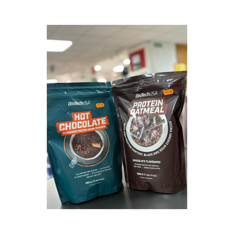 PACK PROTEIN OATMEAL 1KG + HOT CHOCOLATE 450GR (REGALO) PACK PROTEIN OATMEAL 1KG + HOT CHOCOLATE 450GR (REGALO)