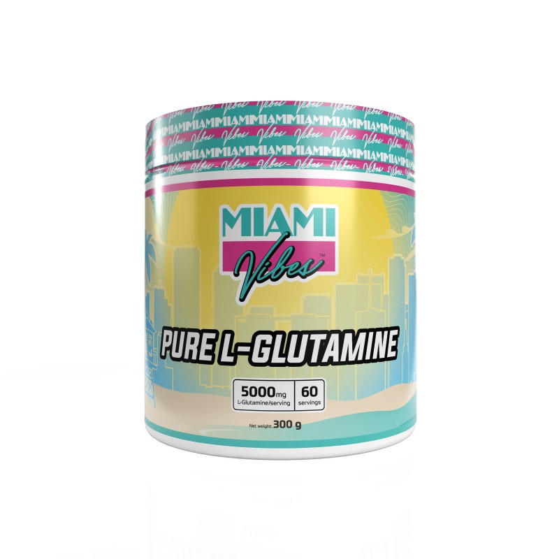PURE L-GLUTAMINE 300G MIAMI VIBES