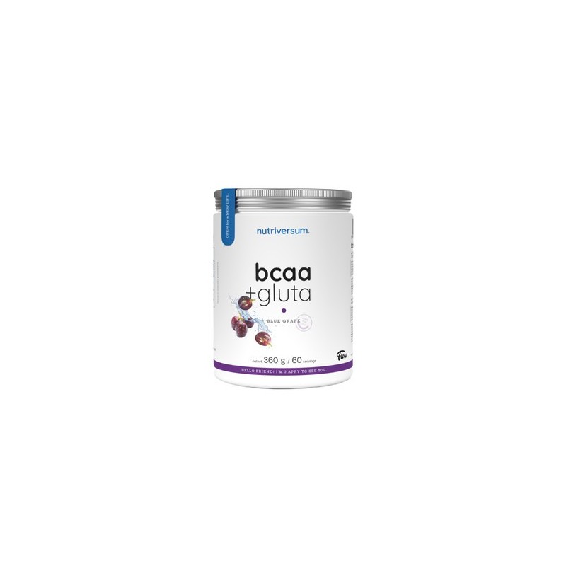 BCAA+GLUTA 360GR NUTRIVERSUM