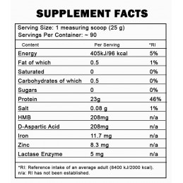 HYDROLISED PROTEIN  2270g DORIAN YATES