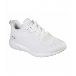 Bobs Squads-Tough Talk White Skechers